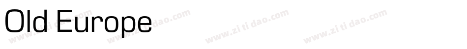 Old Europe字体转换